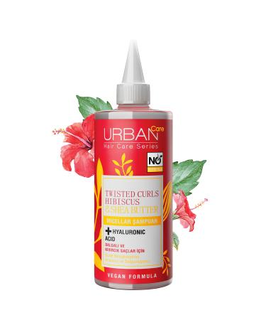 Urban Care Hibiscus & Shea Butter Micellar Shampoo for Curly and Wavy Hair - Sulfate Free - 340 ml - Buy Online on GoSupps.com