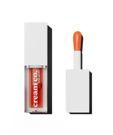 Cream Co. Lip Oil Gloss | Lip Gloss Moisturizing Lip Oil | Passion Fruit Flavor | Vitamin E
