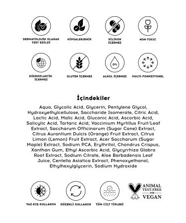 Cream Co. Aha Bha Vitamin C Serum | Even Skin Tone Pore Tightener | Glycolic Acid Centella - Buy Online on GoSupps.com