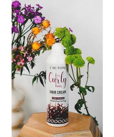 L'ACTONE Pink Sugar Activator Cream for Curly Hair Set of 2 400 ml / Hair Cream - Buy Online on GoSupps.com