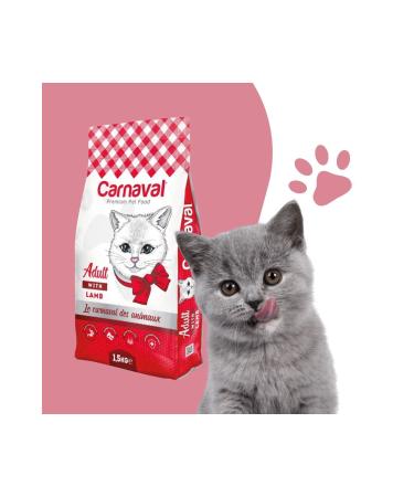 Carnaval Lamb Adult Cat Food 1.5kg - Buy Online on GoSupps.com
