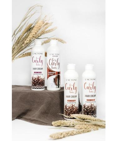 L'ACTONE Pink Sugar Activator Cream for Curly Hair Set of 2 400 ml / Hair Cream - Buy Online on GoSupps.com