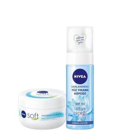 NIVEA Soft 300 ml Refreshing Facial Cleansing Foam