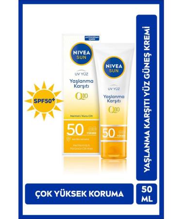 NIVEA All Day Sun Protection Anti-Aging Sun Cream 50ml Spf50 Demb.1224