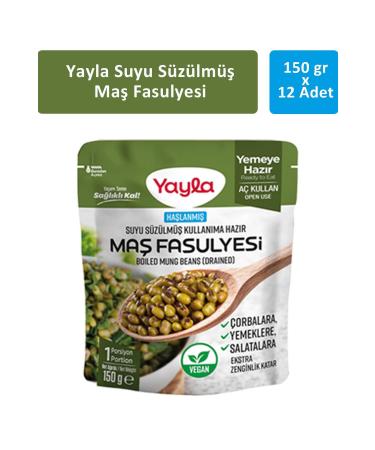 Mung Beans with Boiled Yayla Water 150 gr x 12 Pieces