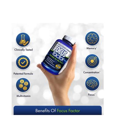 FOCUSMAX Focus Factor 180 Tablet Nutrition For The Brain - Buy Online on GoSupps.com