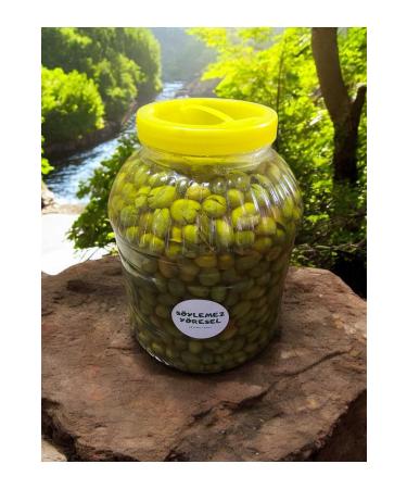 Missey Hatay Organic New Season (2024) Green Cracked Olives (5 KG)