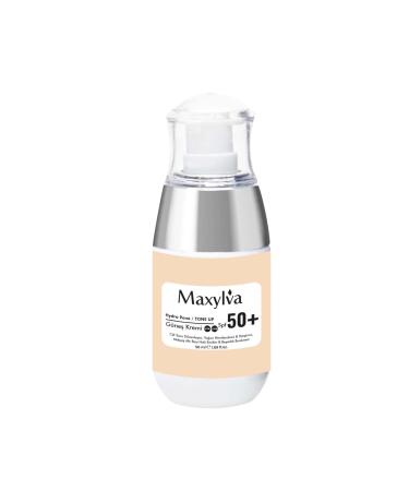 Maxylva Tone Up Brightening Liquid Face Sunscreen New Generation Sun Filters Hybrid Formula 50m - Buy Online on GoSupps.com