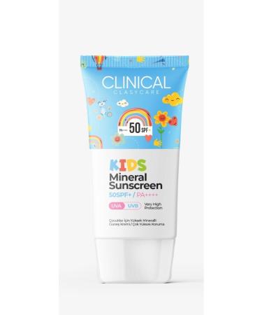 Clasy Care Clinical Clasy Care spf +50 Kids Mineral Sunscreen Cream 50 mL - Buy Online on GoSupps.com