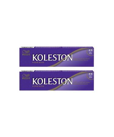 Wella Koleston Tube Hair Dye 4/6 Red Violet X 2 Pieces - Buy Online on GoSupps.com