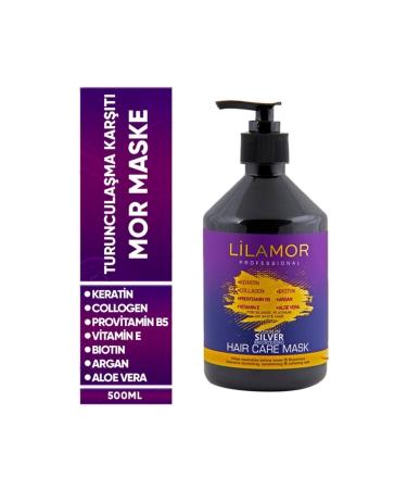 Lilamor Silver Hair Care Mask 500 ml - Buy Online on GoSupps.com