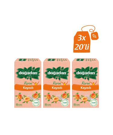 Do adan Form Apricot Mixed Herbal Tea 20 Pieces X 3 Pieces