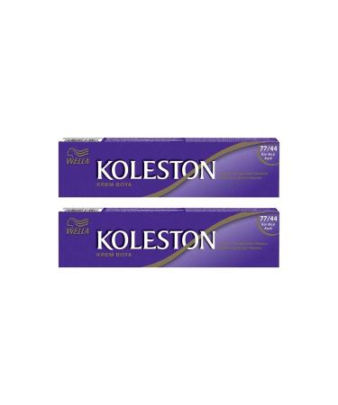 Wella Koleston Tube Hair Dye 77/44 Red Flame X 2 Pieces - Buy Online on GoSupps.com