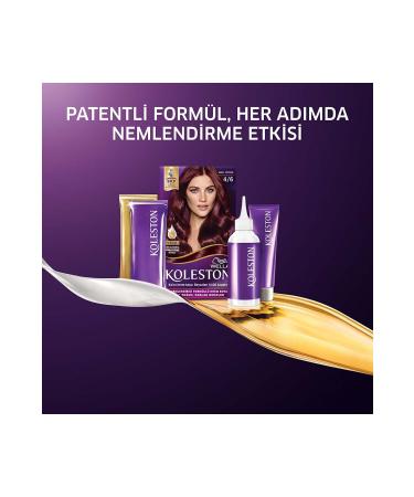 Wella Koleston Kit Hair Dye 4/6 Red Violet - Buy Online on GoSupps.com