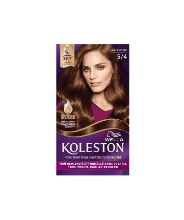 Wella Koleston Kit Hair Dye 5/4 Light Chestnut