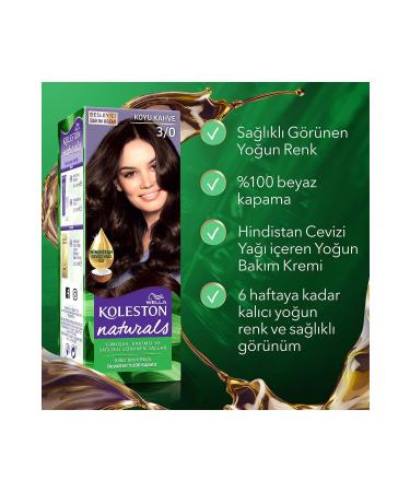 Wella Koleston Naturals Hair Dye 3/0 Dark Brown - Buy Online on GoSupps.com