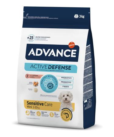 Advance Mini Sensitive Salmon Small Breed Adult Dog Food 3 Kg