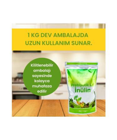 Fibrelle Inulin Prebiotic Fiber Chicory 1 kg Package 2 Packages - Buy Online on GoSupps.com