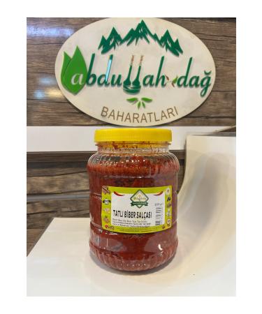 ABDULLAH DA Hatay Local Natural Sweet Pepper Paste Without Spicy 2 Kg / 2000 gr