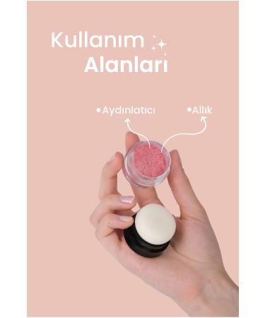 Bade Natural Sparkle Powder Shinny Pink Powder Shimmer Blush 0 Natural - Buy Online on GoSupps.com