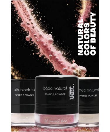 Bade Natural Sparkle Powder Shinny Pink Powder Shimmer Blush 0 Natural - Buy Online on GoSupps.com