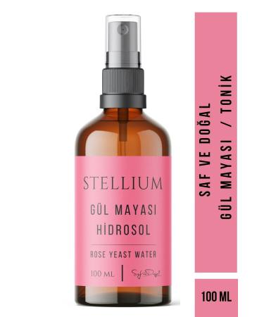 STELLIUM 0 Natural Rose Yeast Water Moisturizing Brightening and Pore Tightening 100 Ml (NOT OIL REMOVED)