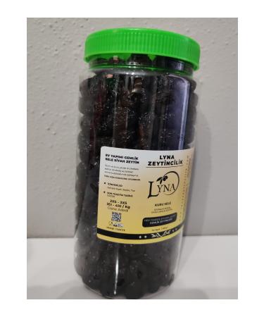 GEML K Dry Sele Gemlik Black Olives (2XS-3XS Size 351-410 Caliber) - 1 Kg - Buy Online on GoSupps.com