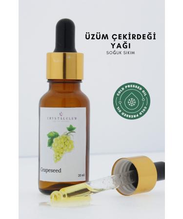 Crystalclem Grape Seed Oil Cold Pressed 0 Natural 20ml