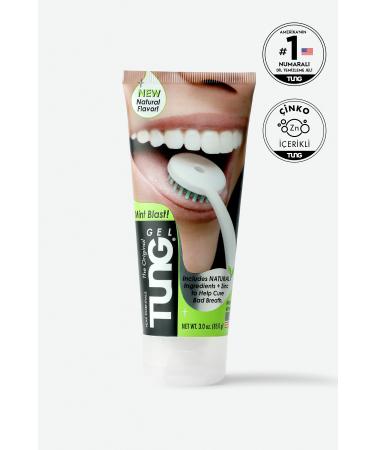 Tung Natural Tongue Cleaner Paste | SLS Fluoride Paraben and Gluten Free Tongue Cleaner Gel