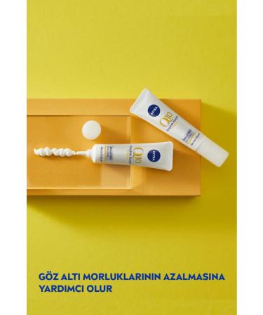 NIVEA Q10 Anti-Wrinkle Eye Care Cream 15ml Puffiness and Dark Circle Appearance Coenzyme Creatine - Buy Online on GoSupps.com