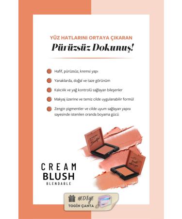 Pastel Mix Set - Cream Blush 44 + Cream Highlighter 11 + Togin Bag - Buy Online on GoSupps.com