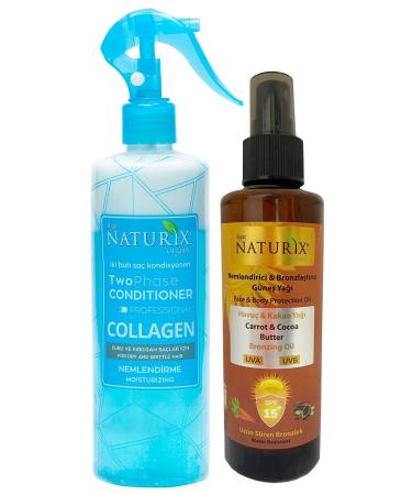 Naturix Naturix Cocoa & Carrot Oil Spf 15 + Collagen Blow Dry Water