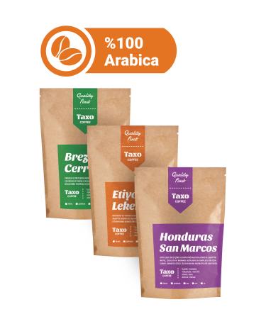 Taxo Coffee Filter Coffee 3x250gr Honduras Ethiopia Brazil