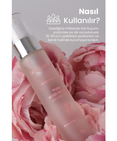 Bade Natural Rose Water Pore Tightening Brightening and Purifying Tonic 0 Natural 30 ml - Travel Size - Buy Online on GoSupps.com