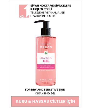 Sheida Purifying Anti-Acne and Anti-Blackhead Facial Cleansing Gel for Dry and Sensitive Skin 250 ml