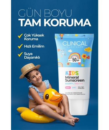 Clasy Care Clinical Clasy Care spf +50 Kids Mineral Sunscreen Cream 50 mL - Buy Online on GoSupps.com
