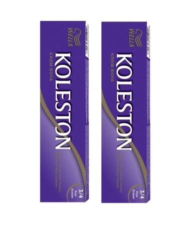 Wella 2-Piece Koleston Tube Dark Chestnut 3/4 Hair Dye