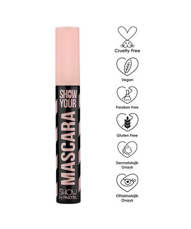 Show by Pastel Show Your Mascara & Show Your Peace - Eyebrow and Eyelash Mascara - Buy Online on GoSupps.com