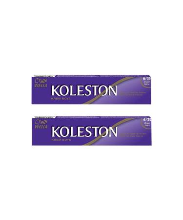 Wella Koleston Tube Hair Dye 6/35 Elegant Brown X 2 - Buy Online on GoSupps.com