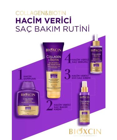 Bioxcin Collagen & Biotin Extra Volume Conditioner 250 ml - Collagen Biotin Fine Sparse Hair - Buy Online on GoSupps.com