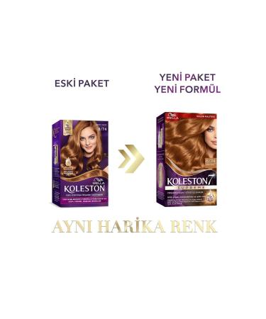 Wella Koleston Supreme Kit Hair Dye 8/74 Mystery Brown - Buy Online on GoSupps.com