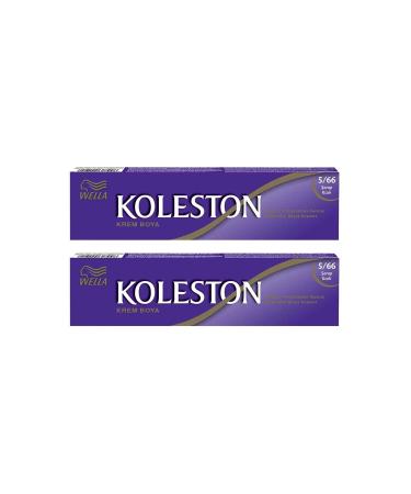 Wella Koleston Tube Hair Dye 5/66 Wine Red X 2 Pieces - Buy Online on GoSupps.com