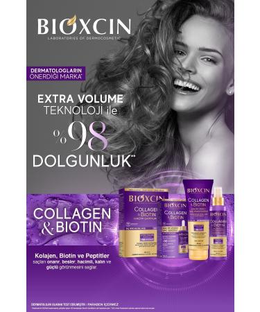 Bioxcin Collagen & Biotin Extra Volume Conditioner 250 ml - Collagen Biotin Fine Sparse Hair - Buy Online on GoSupps.com