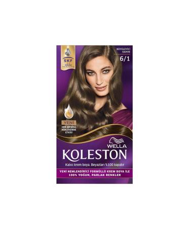 Wella Koleston Kit Hair Dye 6/1 Fascinating Brown
