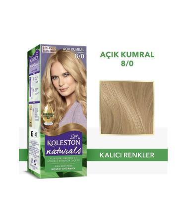 Wella Koleston Hair Dye Naturals 8/0 Light Blonde