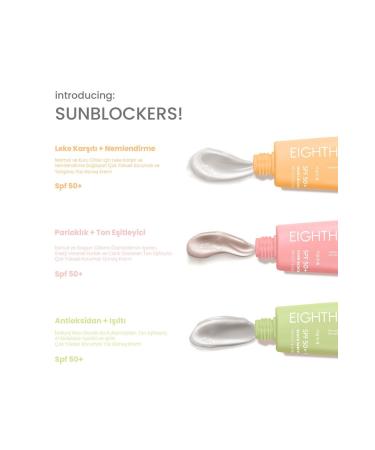 EIGHTH COLOR High Protection Pink Based Face Sun Cream - Spf 50+ 50ml - Buy Online on GoSupps.com