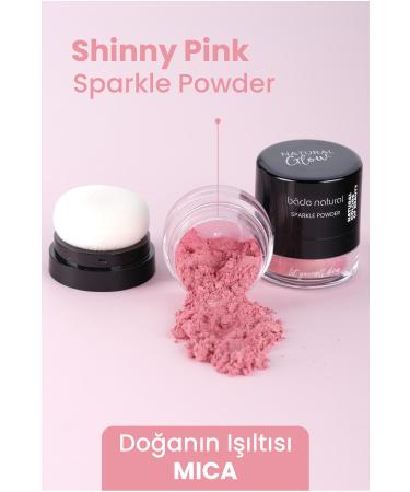 Bade Natural Sparkle Powder Shinny Pink Powder Shimmer Blush 0 Natural - Buy Online on GoSupps.com