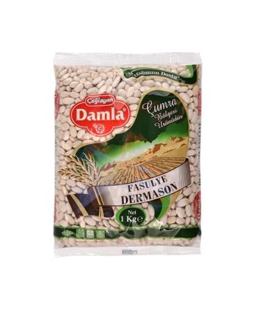 Damla Dermason Beans 1000 Gr. (LEGUMS) (12 PIECES)