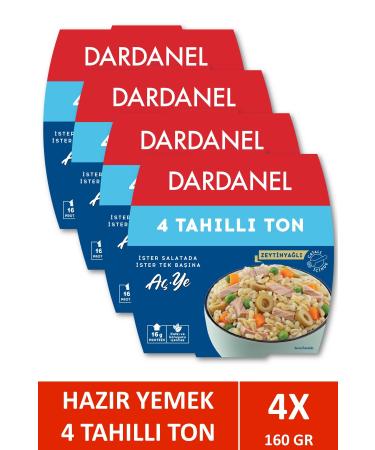 Dardanel Open Eat Four Grain Tuna 160 gr X 4 Pieces