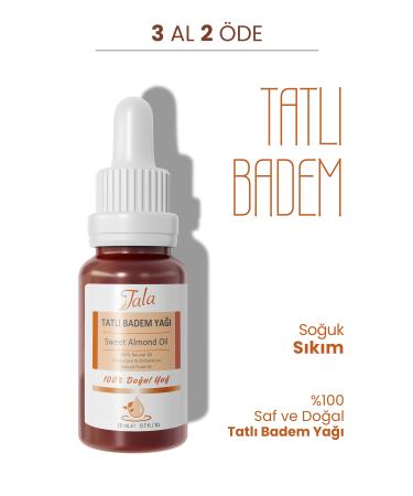 Tala Sweet Almond Oil 0 Pure and Natural Cold Pressed 20 ml